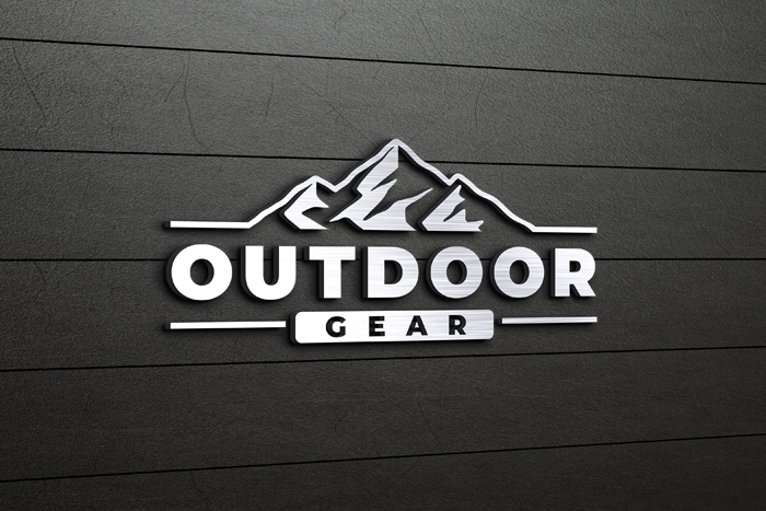 Are you looking for black logo mockup design images templates psd or vectors files? Silver 3d Logo Mockup On Black Wall Decoration