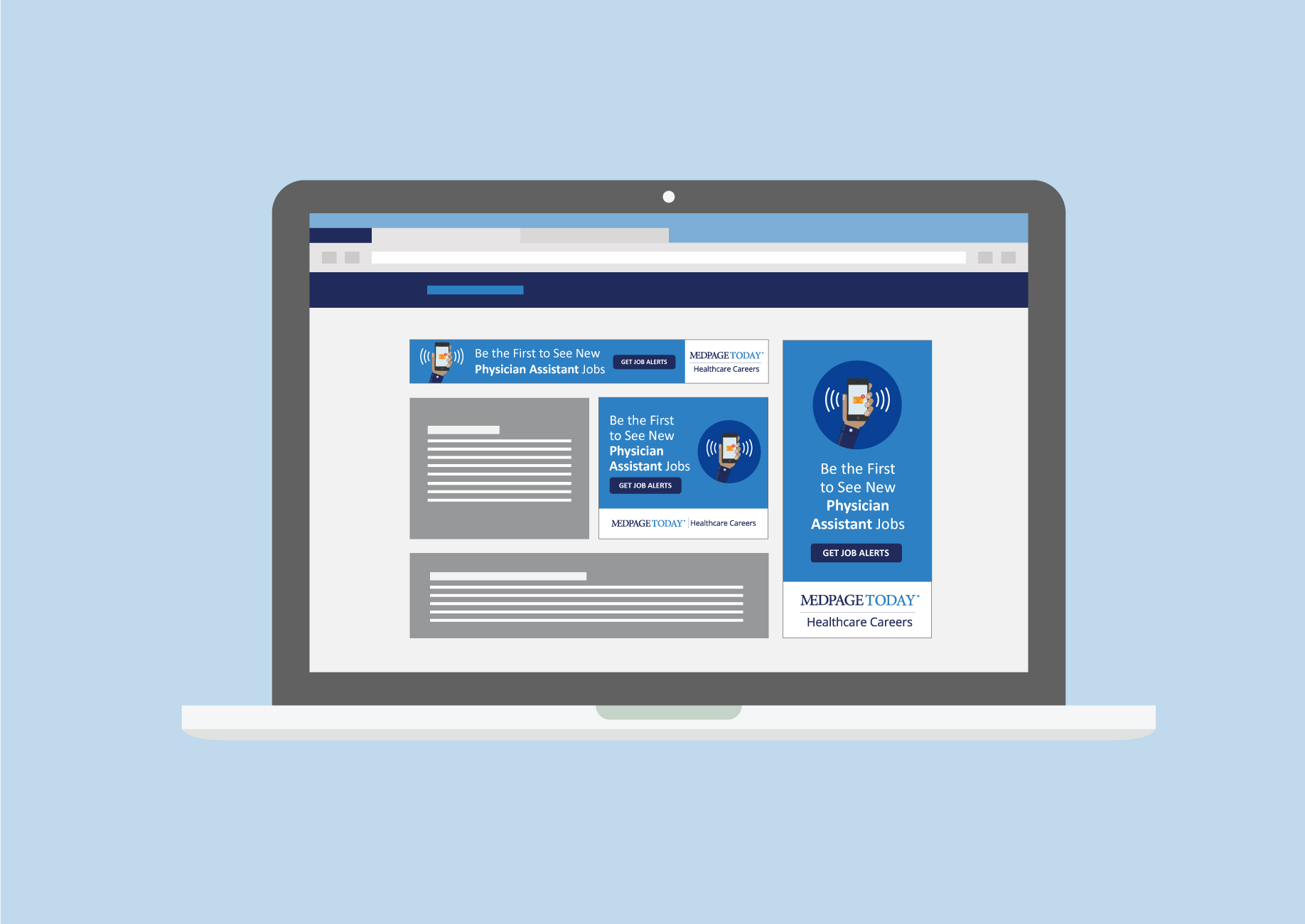 Change content and colors any way you like! Medpage Today Banner Ads Krista Mccourt Graphic Multimedia Design