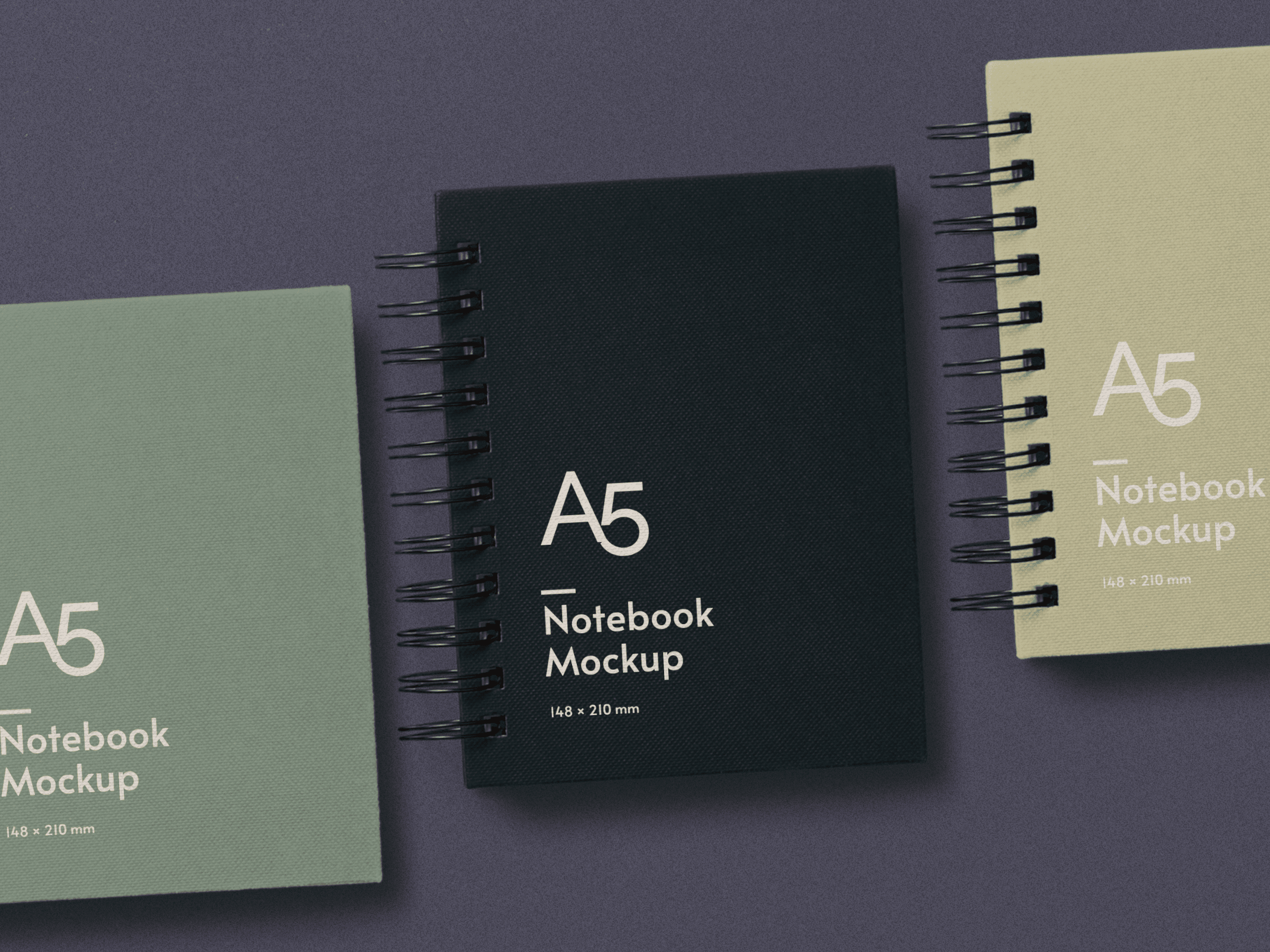Free notebook mockups · no photoshop? Free A5 Mockup Notebook Scene
