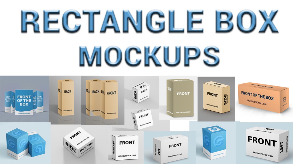 42+ Download Rectangle Box Mockup Free&nbsp;Psd
