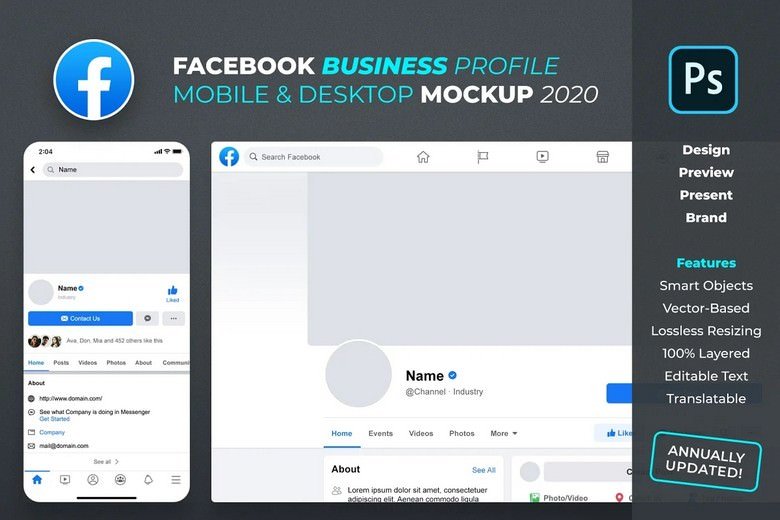 29+ Download Facebook Messenger Mockup&nbsp;Psd