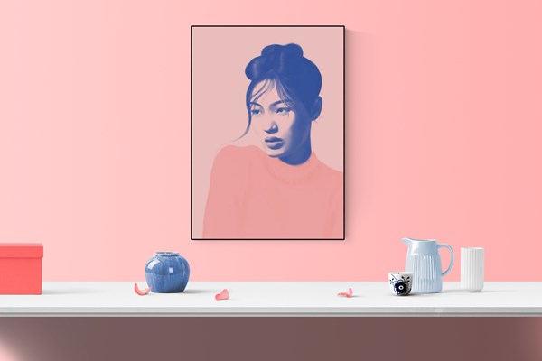 40+ Download Free Wall Art Mockup Generator&nbsp;Psd