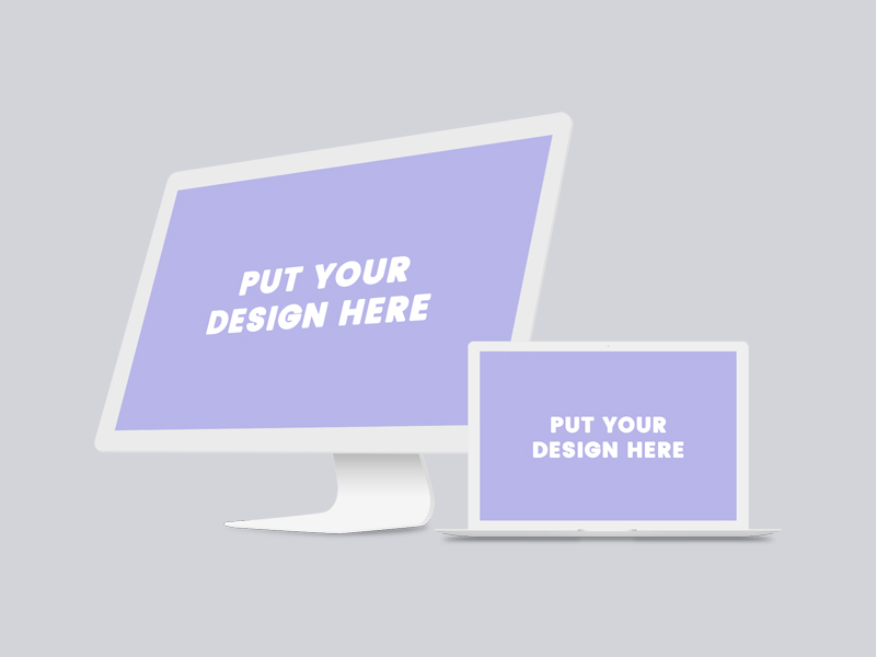 14+ Download Mockup Macbook Flat&nbsp;Psd