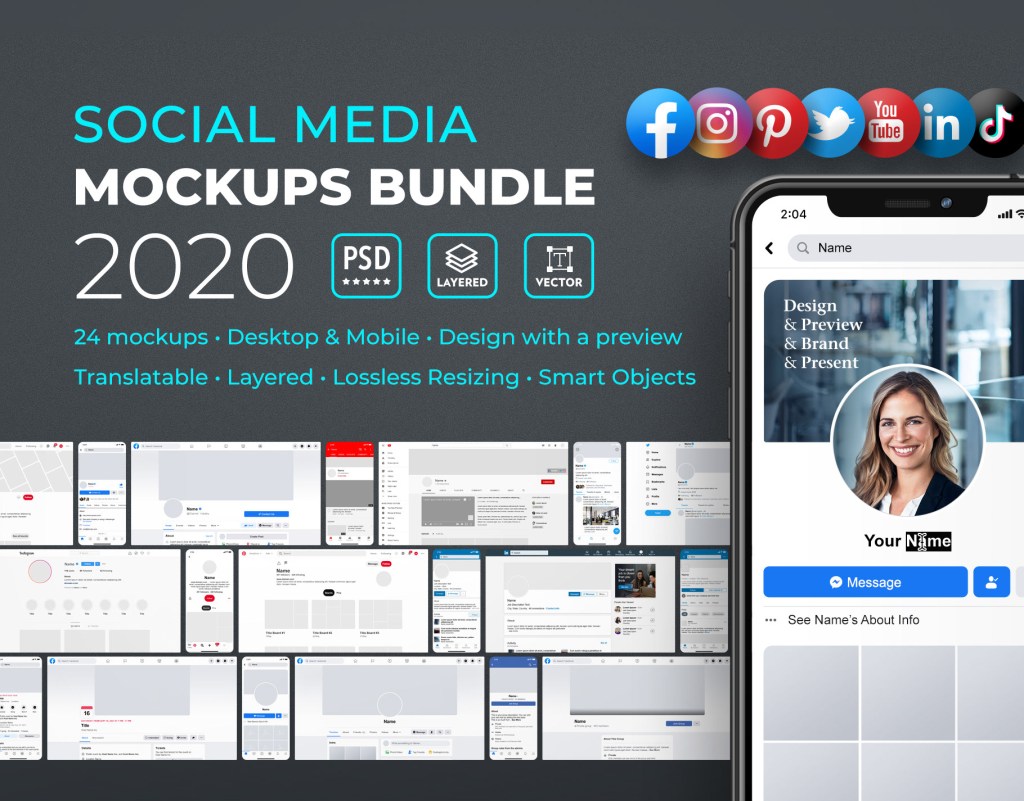 20+ Download Linkedin Post Mockup Free&nbsp;Psd